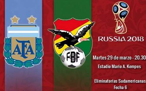 Argentina vs Bolivia Hora y Canal Jornada 6 Eliminatorias CONMEBOL 2018